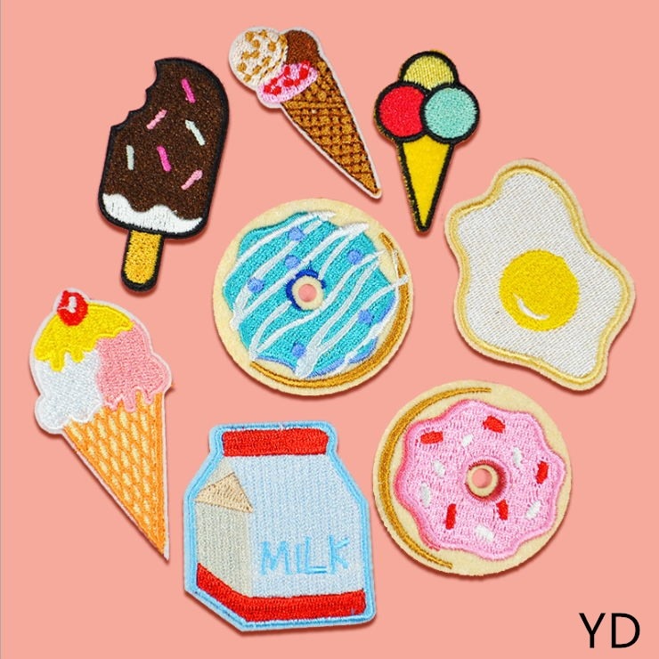 Sewing Id - 新入荷 刺繍ワッペン10枚 アイロン接着・縫い付け両用 ジーンズ・コート・Tシャツ・バッグ・靴・帽子の装飾・修理モチーフ・エンブレム・アクセサリー