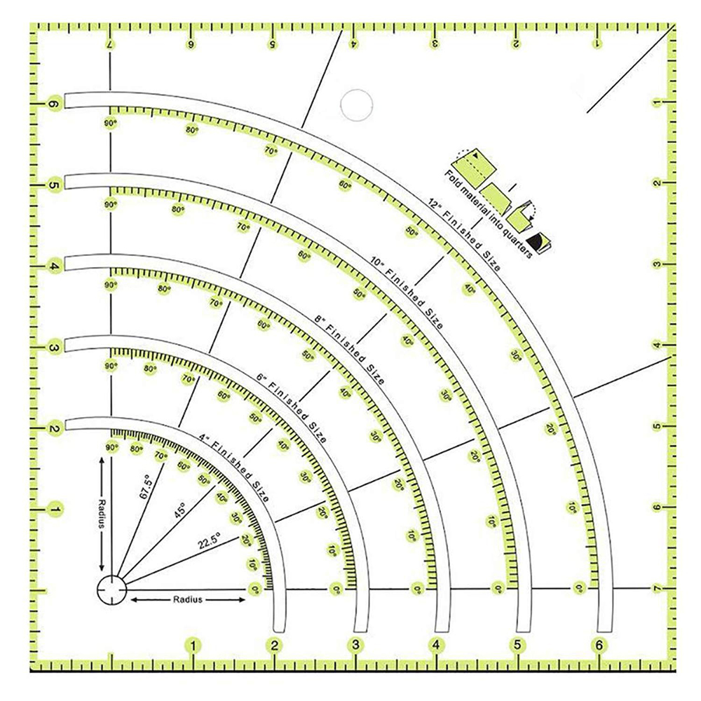 Quilting Ruler Square - 8 × 8 