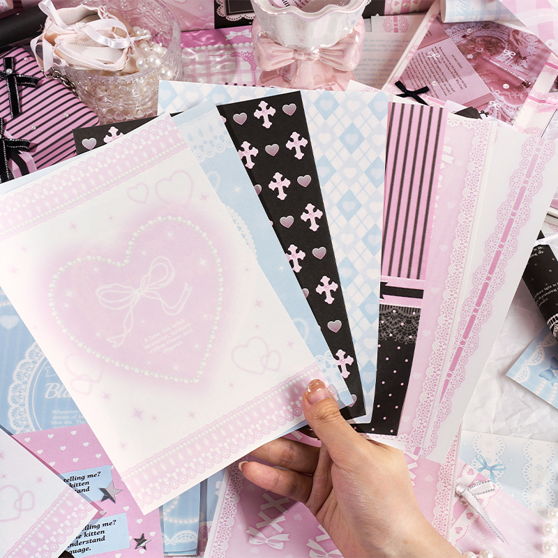 Pattern Tissue Paper - 30 個大サイズヴィンテージ装飾紙プランナー手作り DIY ハンドアカウント日記アルバムスクラップブッキング材料紙