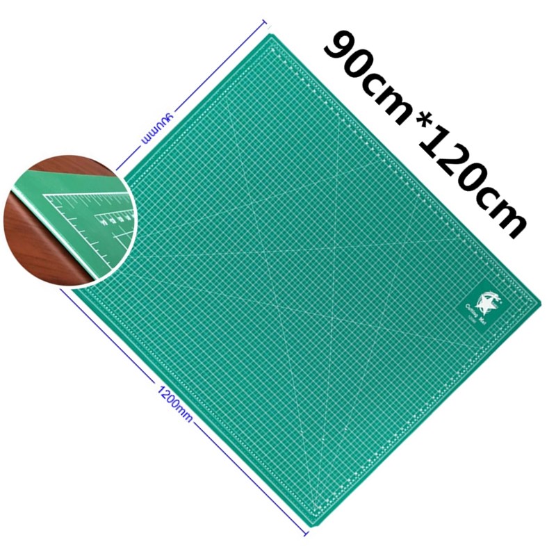 Cutting Mat Self Heal - アート用両面PVC切削マット,自己修復プレート,パッチワークパッド,手動彫刻ツール,カービングスケール,a0,90cm x 120cm