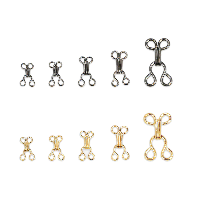 Hook Eye Fastener - 金属製の縫製ボタン,スカート,ブラステッチ,縫製用のスタッド,20セット
