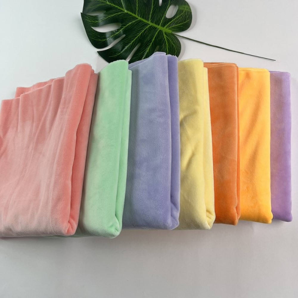 Sewing And Textile - 150 * 50cm 高密度1mm超ソフトクリスタルプラッシュ生地 100%ポリエステル繊維 非伸縮性