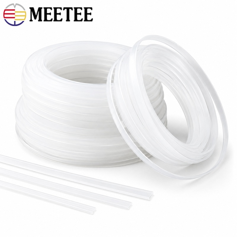 20M 4-12mm 透明PPプラスチック製コルセットボーン - Textile Sewing Support のレビューと価格