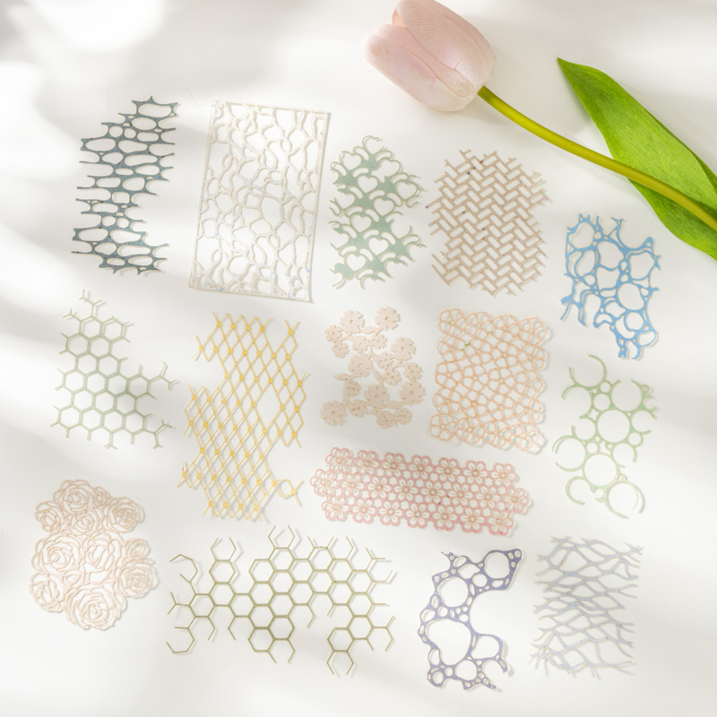 10 個ヴィンテージテクスチャ素材レース紙スクラップブック材 - Pattern Tissue Paper のレビューと価格