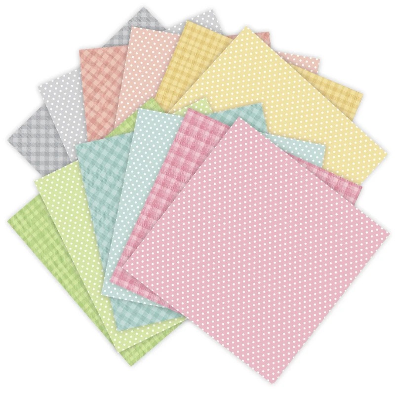 12 枚春の色クラフト紙パッド切削ダイスアート背景折り紙スク - Pattern Tissue Paper のレビューと価格