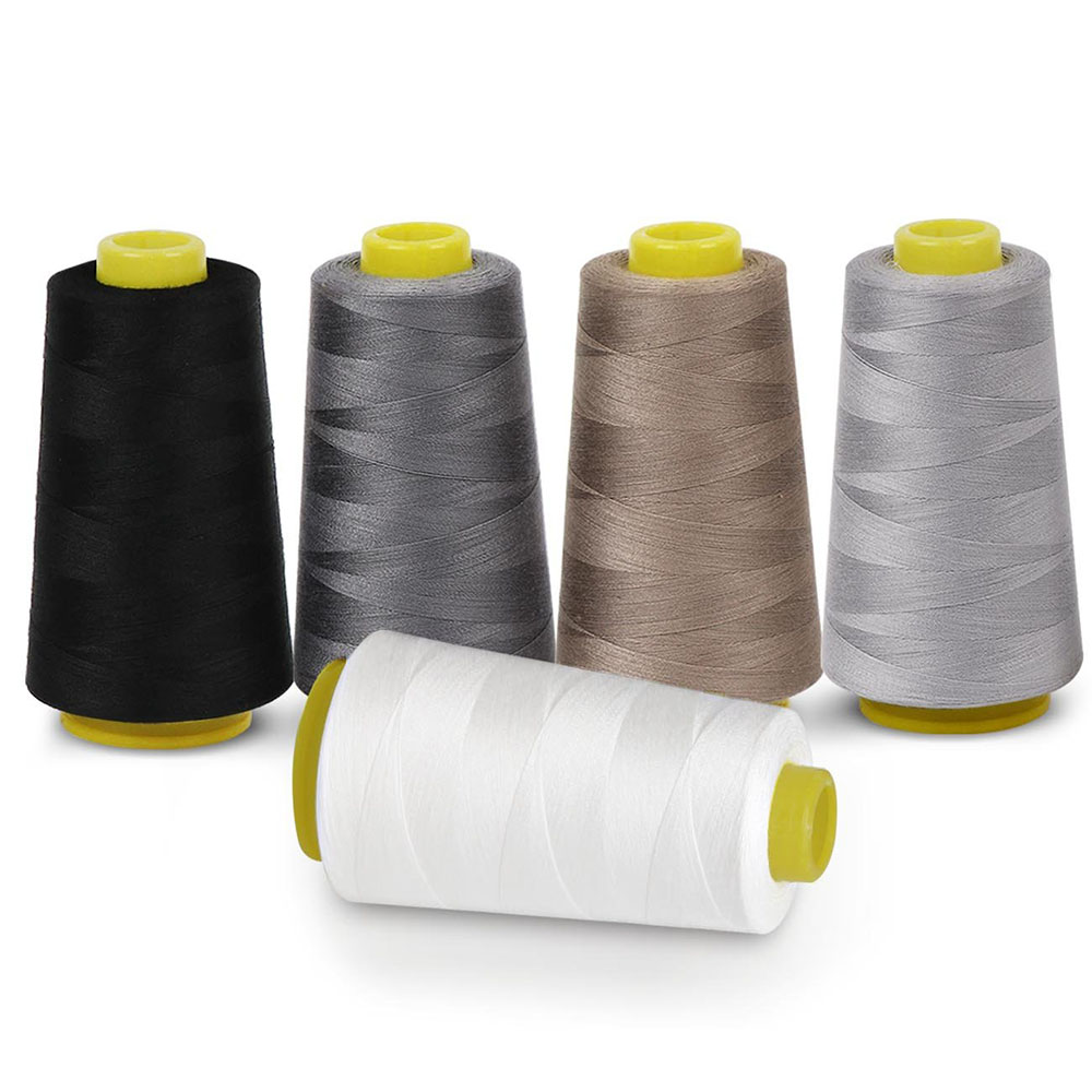 ミシン糸 100% ポリエステルスプール 2 色 3000  - Serger Thread Cone のレビューと価格