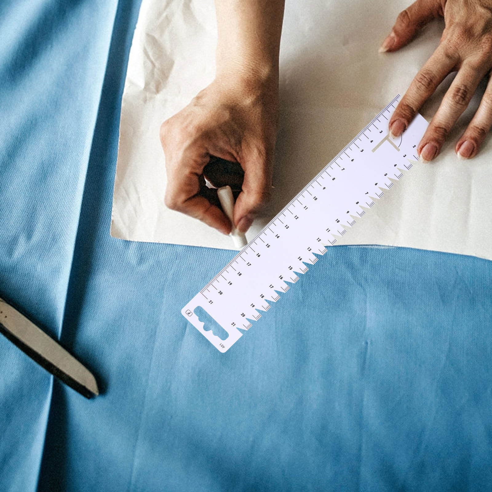 パッチワーク縫製やDIYクラフト用ミニキルティング定規、頑丈 - Sewing Gauge Ruler のレビューと価格