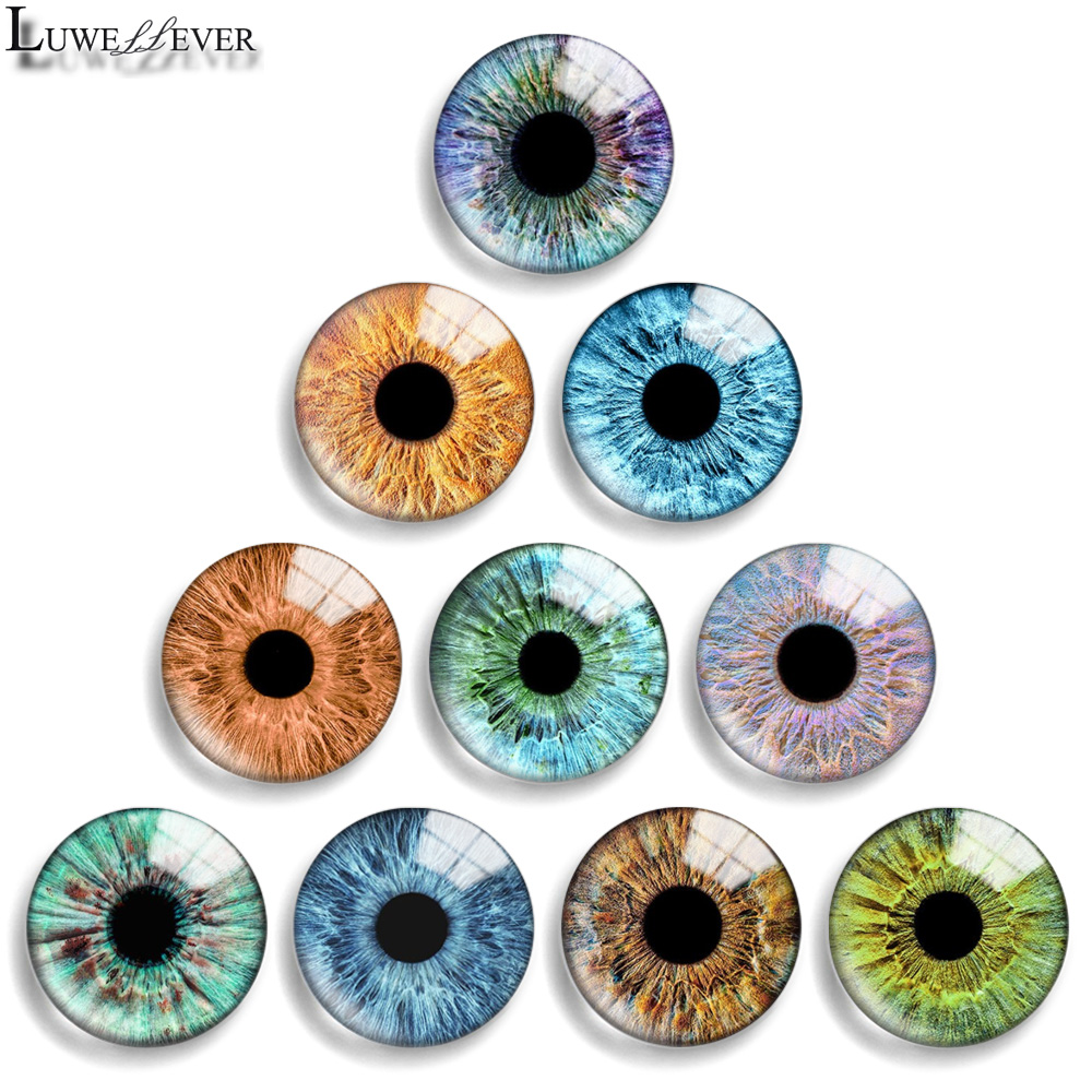 丸いガラスのカボションジュエリー,チャームブレスレット,スナ - Hook Eye Fastener のレビューと価格