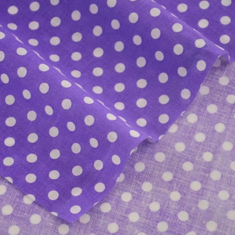 白いオレンジの水玉模様の綿生地,パッチワーク,ホームテキスタ - Sewing And Textile のレビューと価格