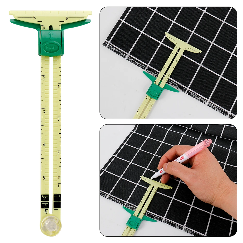 5-IN-1縫製用縫い目定規測定ゲージ、パッチワークキルティ - Quilting Ruler Square のレビューと価格