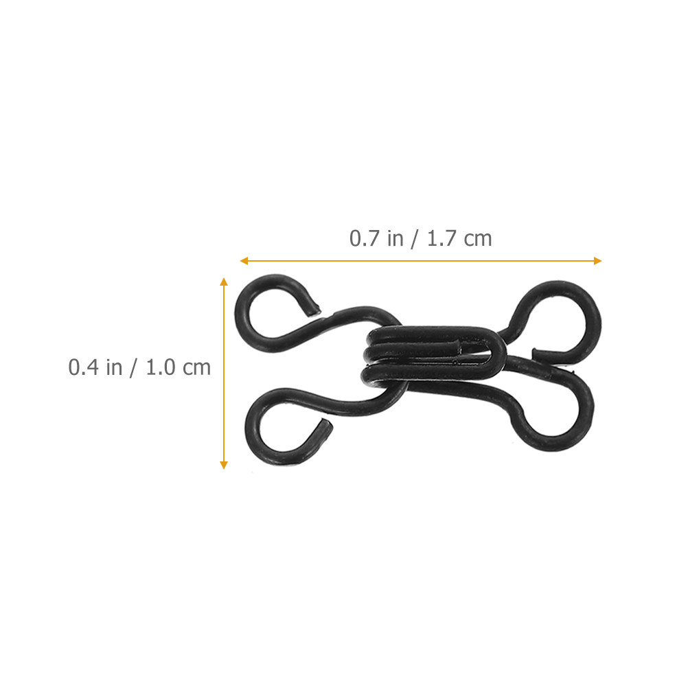 120個入り服飾用フック、縫製用アイフック、強力真鍮製留め具 - Hook Eye Fastener のレビューと価格