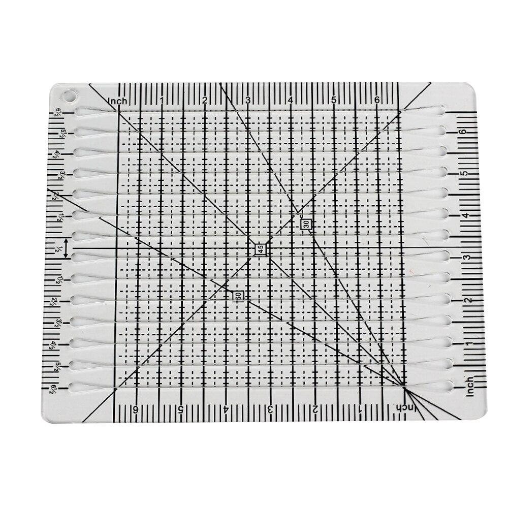 1PC DIY ハンドツールパッチワーク定規正方形扇形テーラ - Quilting Ruler Square のレビューと価格