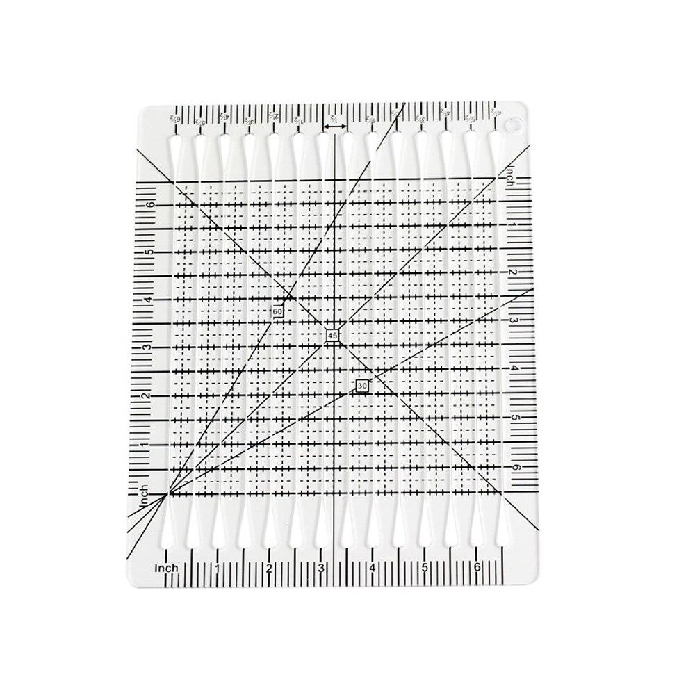 1PC DIY ハンドツールパッチワーク定規正方形扇形テーラ - Quilting Ruler Square のレビューと価格