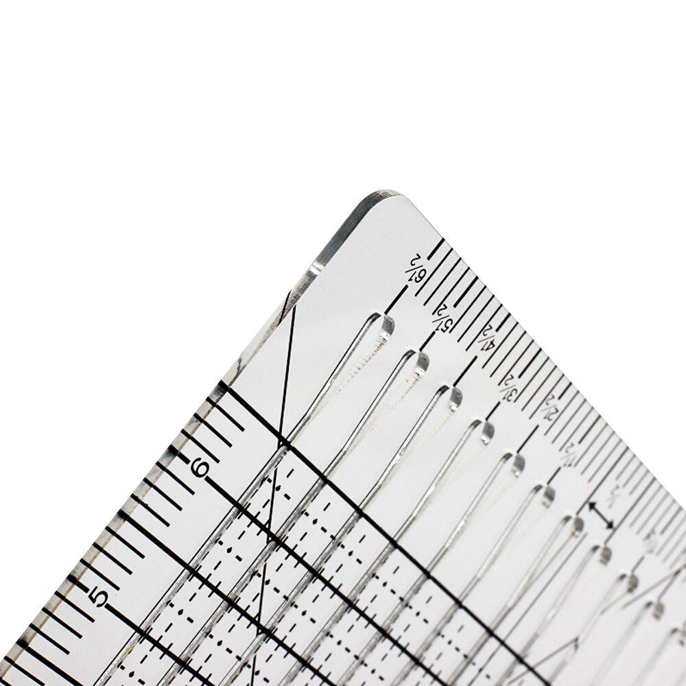 1PC DIY ハンドツールパッチワーク定規正方形扇形テーラ - Quilting Ruler Square のレビューと価格