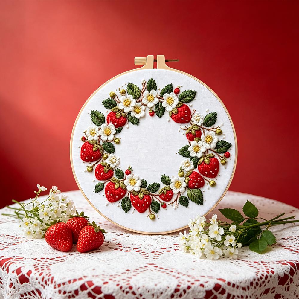 植物と花の刺繍キット 大人初心者向け パターン付き針先刺繍ス - Textile Sewing Patterns のレビューと価格