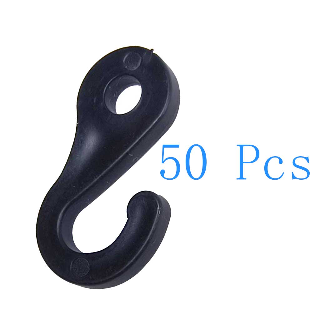 30/50/100 個のプラスチックアイスナップフッククリッ - Hook Eye Fastener のレビューと価格