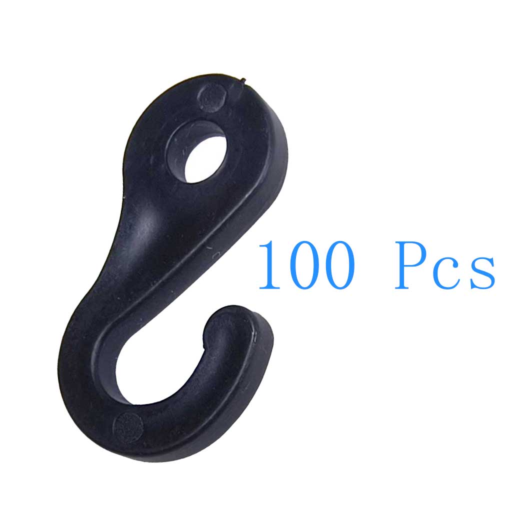 30/50/100 個のプラスチックアイスナップフッククリッ - Hook Eye Fastener のレビューと価格