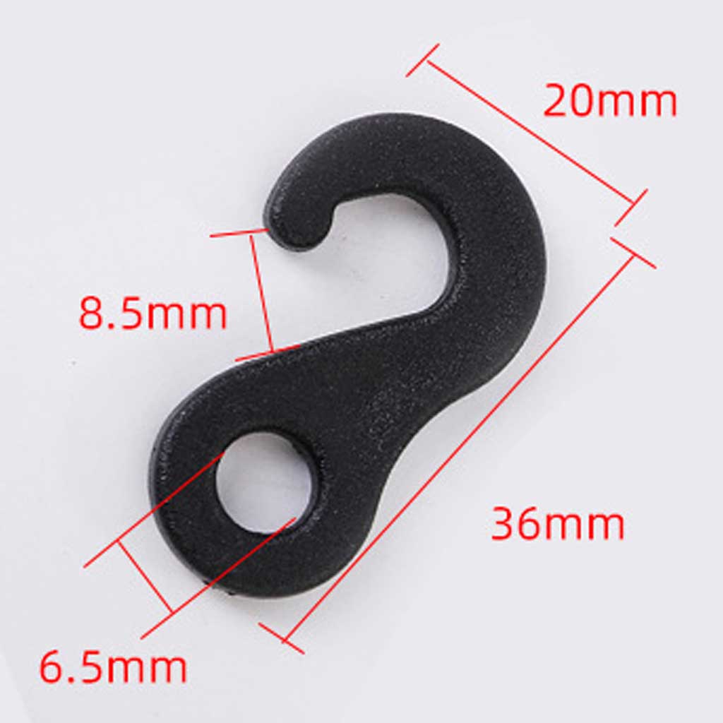 30/50/100 個のプラスチックアイスナップフッククリッ - Hook Eye Fastener のレビューと価格