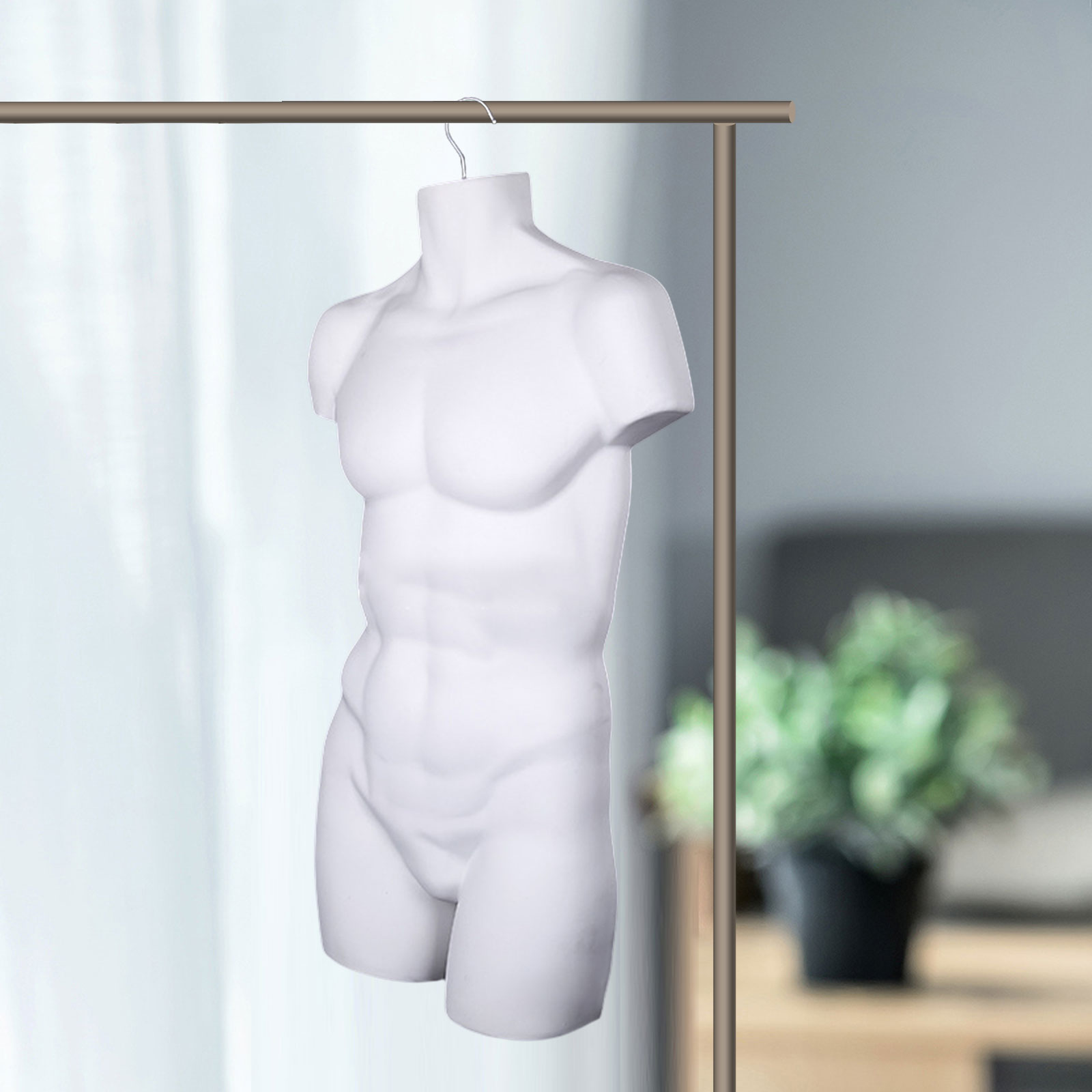 男性マネキンハンガースタンドトルソードレスフォームショーモー - Dress Form Mannequin のレビューと価格