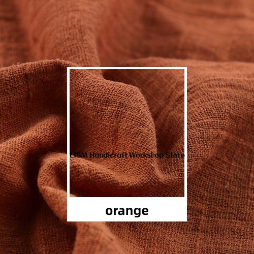 天然洗浄リネン生地複数色ソフトしわ加工生地女性服ホームテキス - Sewing And Textile のレビューと価格