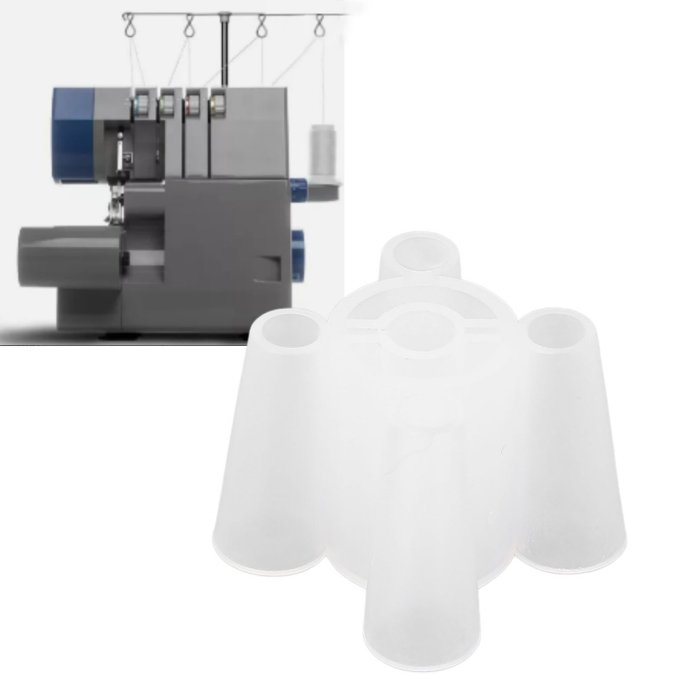 プラスチックミシン糸アダプター クリアホワイトコーン糸アダプ - Serger Thread Cone のレビューと価格