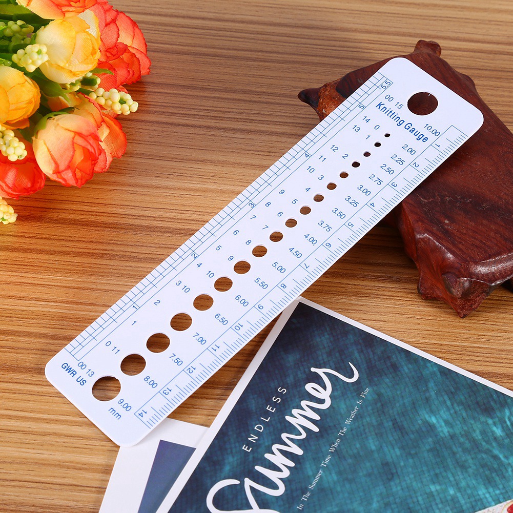 キルティングパッチワーク定規プラスチック編み針ゲージ定規イン - Sewing Gauge Ruler のレビューと価格