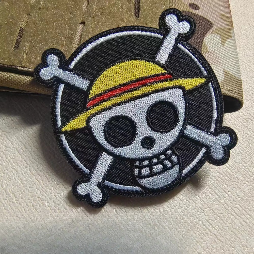 ワンピース漫画スリーブパッチ刺繍ベルクロパッチ、ルフィの服の - Velcro Sew On のレビューと価格