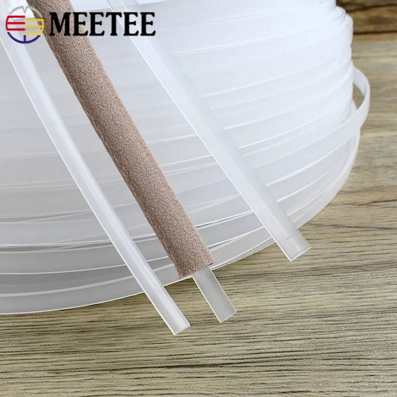 10 メートル 4-12 ミリメートル透明なプラスチックリボ - Textile Sewing Support のレビューと価格