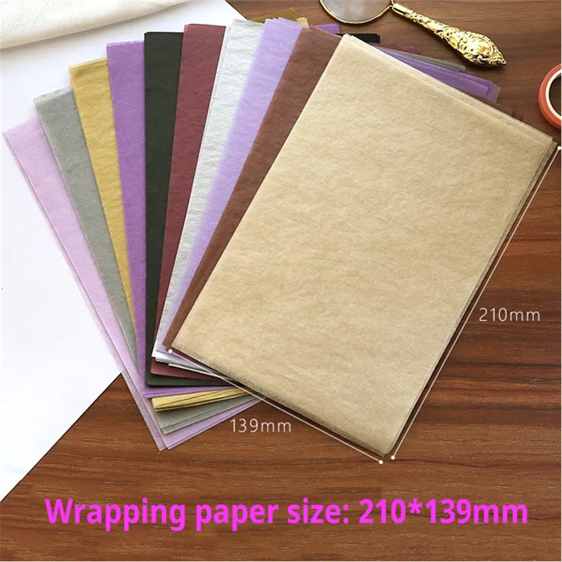 210*140ミリメートルA5 100枚/袋カラフルなティッ - Pattern Tissue Paper のレビューと価格