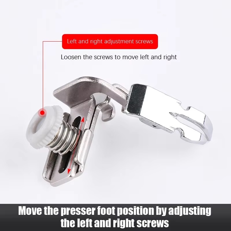 1PC オールドスタイル足踏みミシン押え金 左右両用 隠しジ - Zipper Foot Presser のレビューと価格