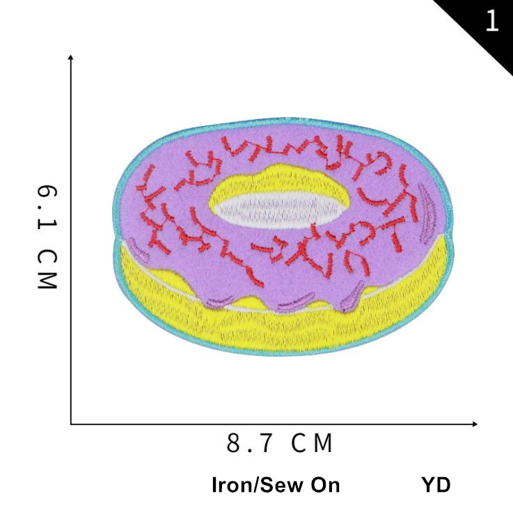 新入荷 刺繍ワッペン 10枚 アイロン接着/縫い付け モチー - Sewing Id のレビューと価格
