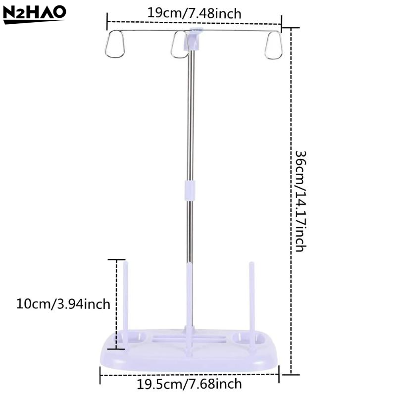 高容量コーン糸スプールホルダー、ミシンオーガナイザー、オーバ - Serger Thread Cone のレビューと価格