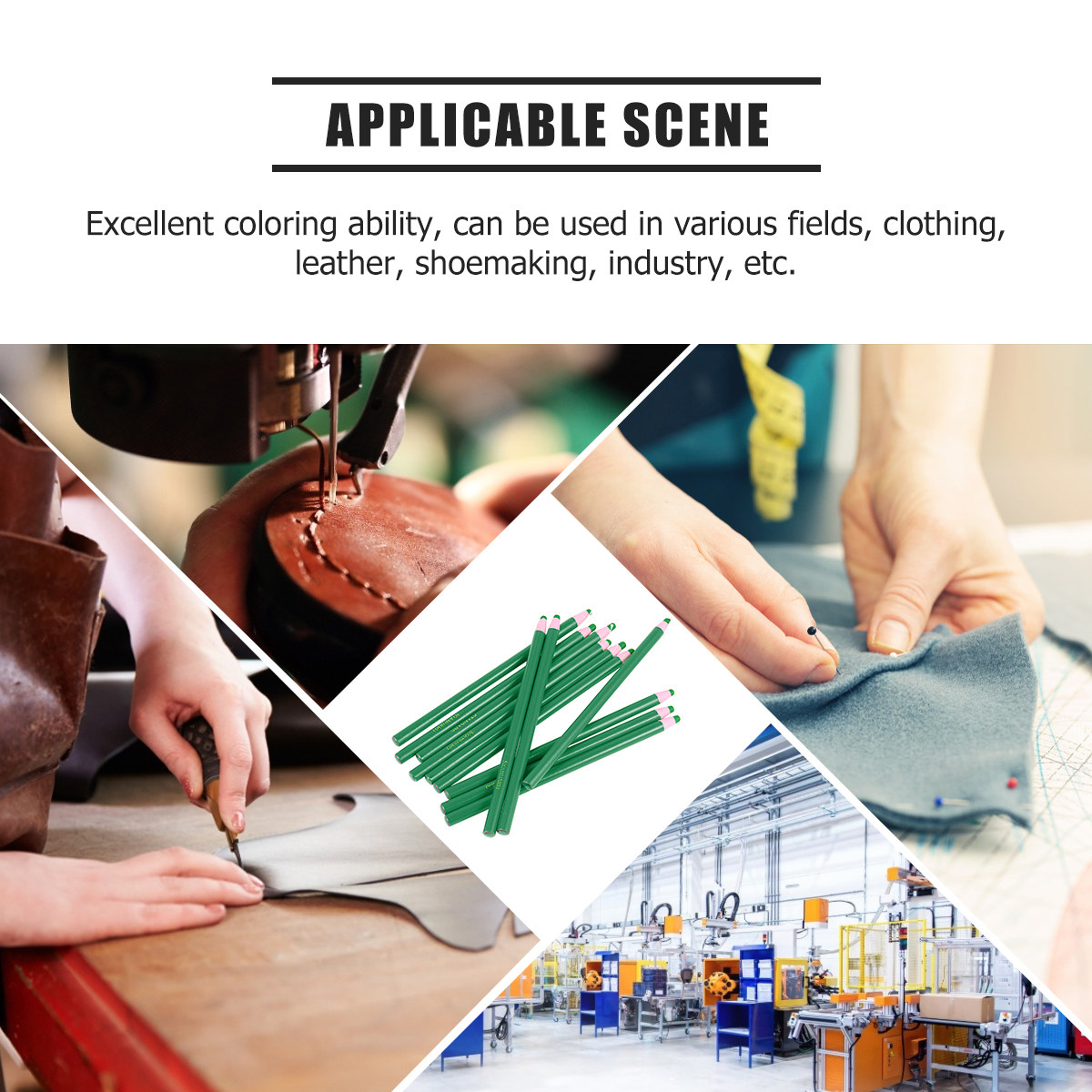 1箱入りピールオフグリースペンシルセット、消せる布用マーキン - Sewing Embroidery Fabric のレビューと価格