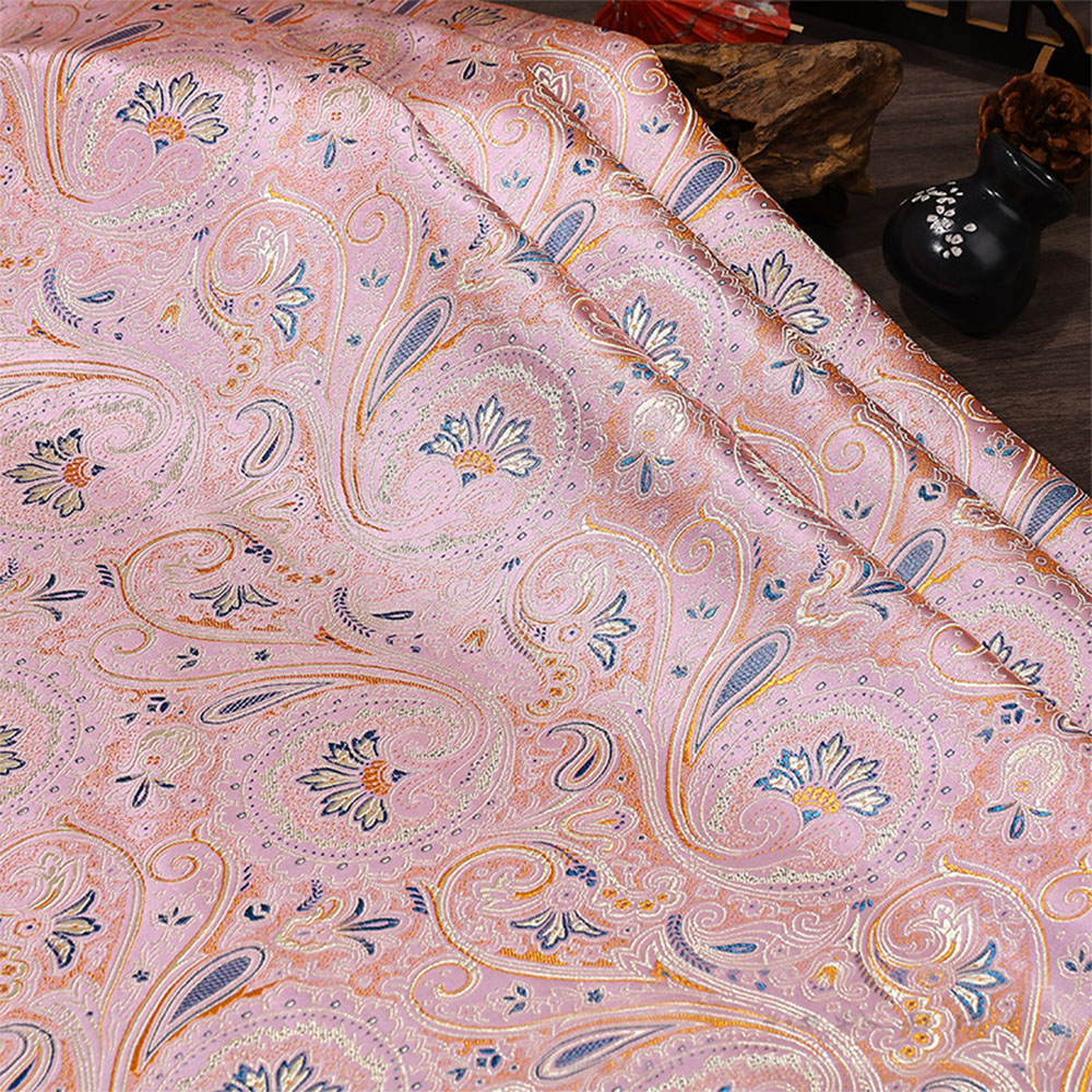 50 × 75 センチメートルスパイラル花柄ジャカードブロケ - Sewing And Textile のレビューと価格