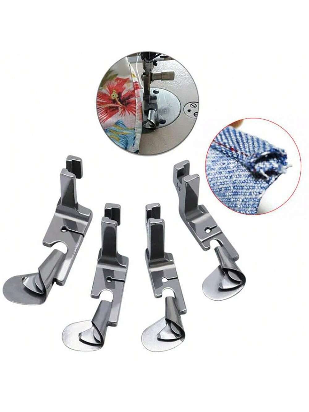 1個入り 工業用ミシン 曲線ヘミングフット 1/8インチ、3 - Industrial Textile Sewing Machine のレビューと価格