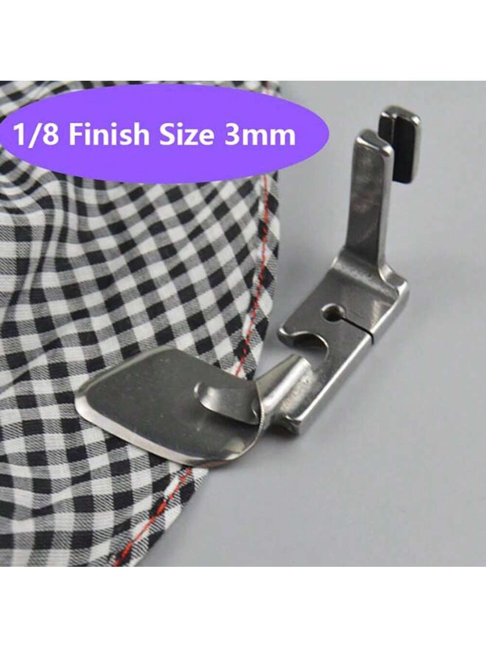 1個入り 工業用ミシン 曲線ヘミングフット 1/8インチ、3 - Industrial Textile Sewing Machine のレビューと価格