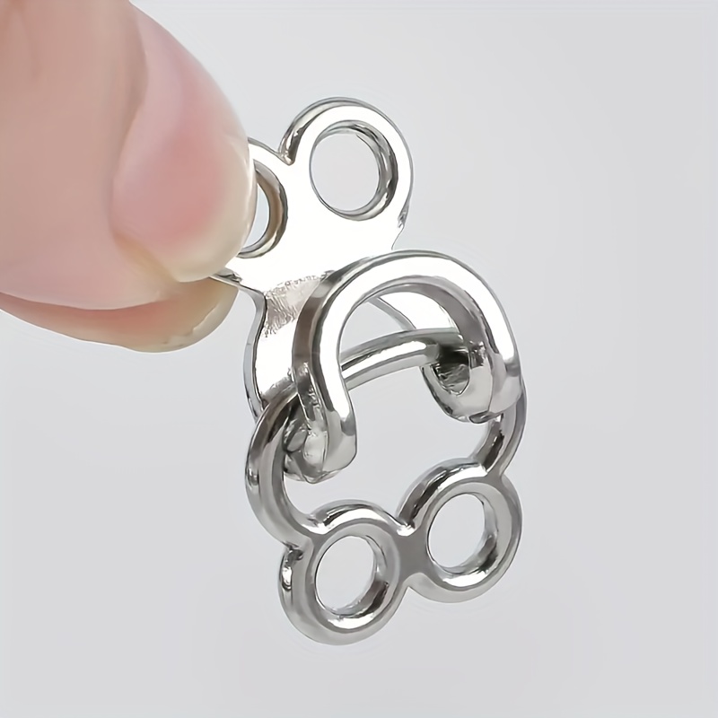50セット金属合金製見えない留め金具、フックとアイ留め具、D - Hook Eye Fastener のレビューと価格