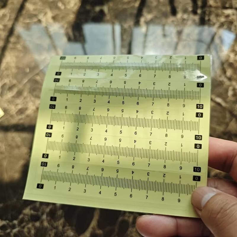 10ピースの粘着式定規セット、オフィス/勉強/裁縫に最適 — - Sewing Gauge Ruler のレビューと価格