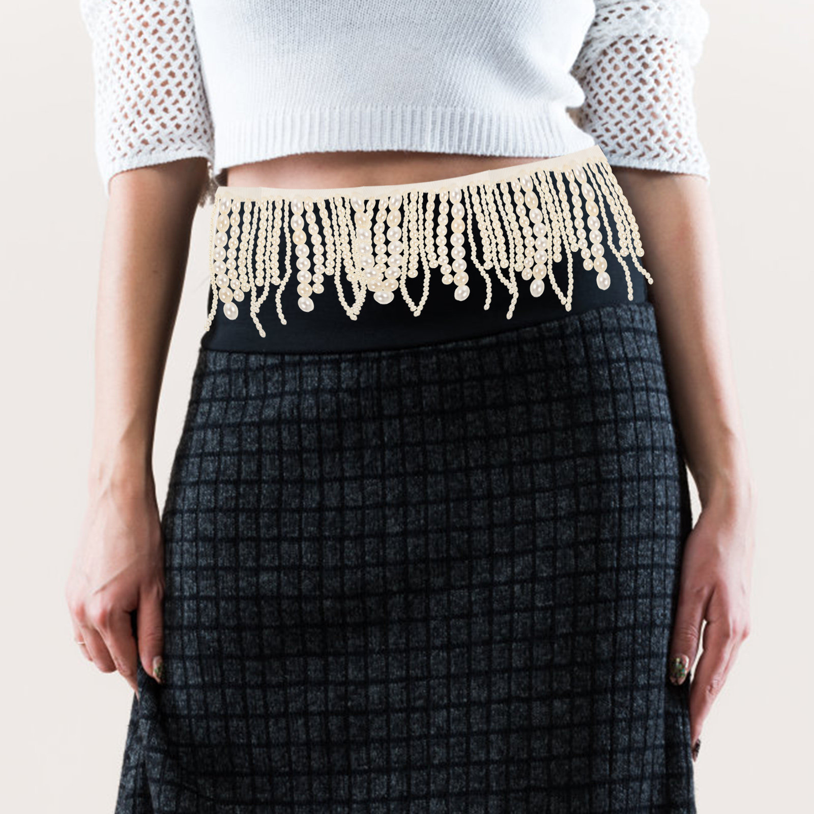 衣類用パールトリム、繊細なパールタッセルフリンジ、明るい装飾 - Sewing And Textile のレビューと価格