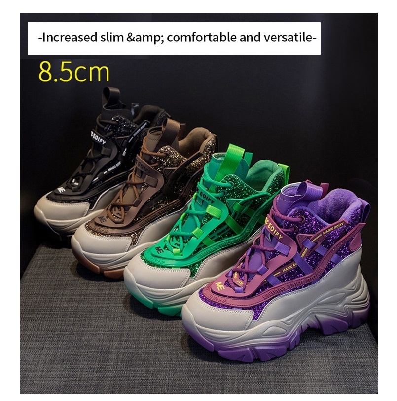 2025年 レディース 隠しウェッジスニーカー 8.5CMソ - Sewing Cloth のレビューと価格