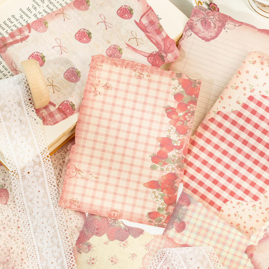 30枚入り ヴィンテージスクラップブックペーパー スクラップ - Pattern Tissue Paper のレビューと価格