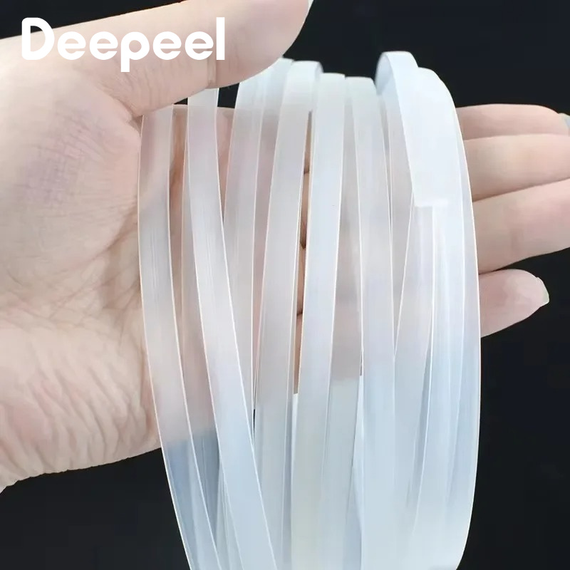 20メートル 4-12mm 透明PPコルセットボーンテープ  - Textile Sewing Support のレビューと価格