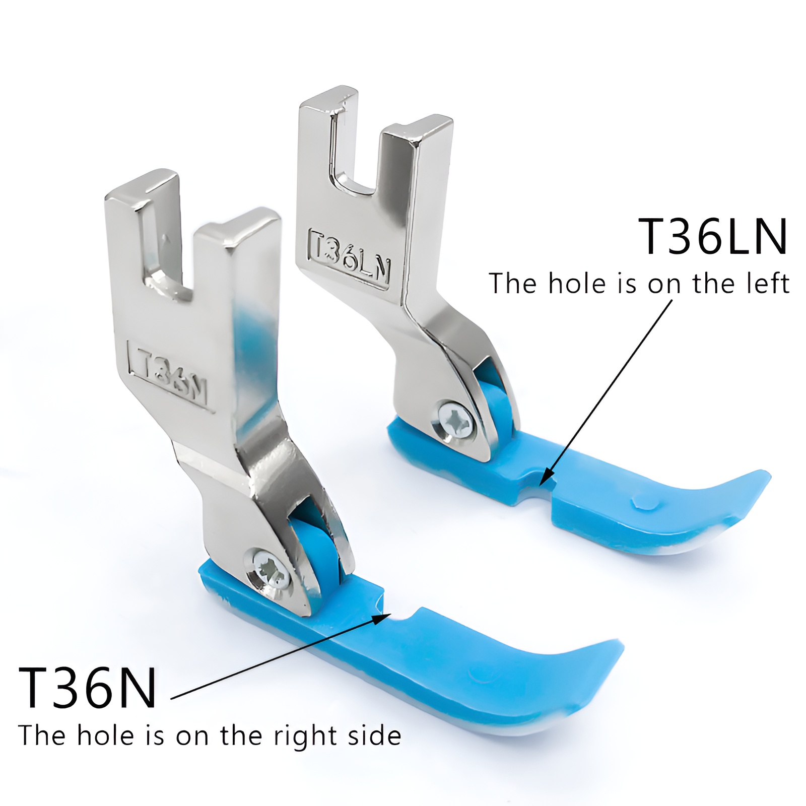 2 個左右サイド押え P36NP36LN プラスチック片面押 - Zipper Foot Presser のレビューと価格