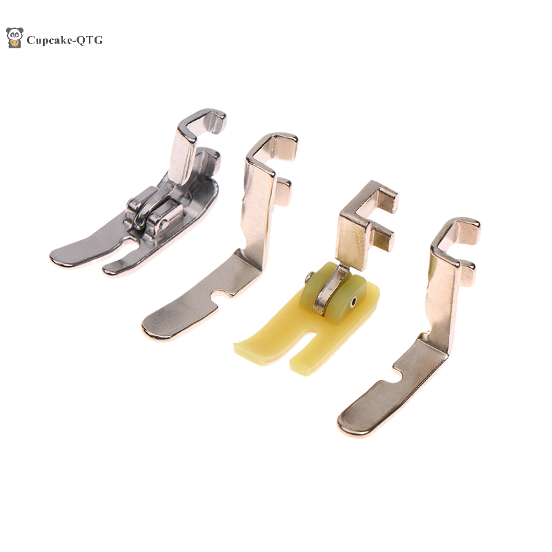 4 個の古いミシンジッパー押えセット (アイロン押え、プラス - Zipper Foot Presser のレビューと価格