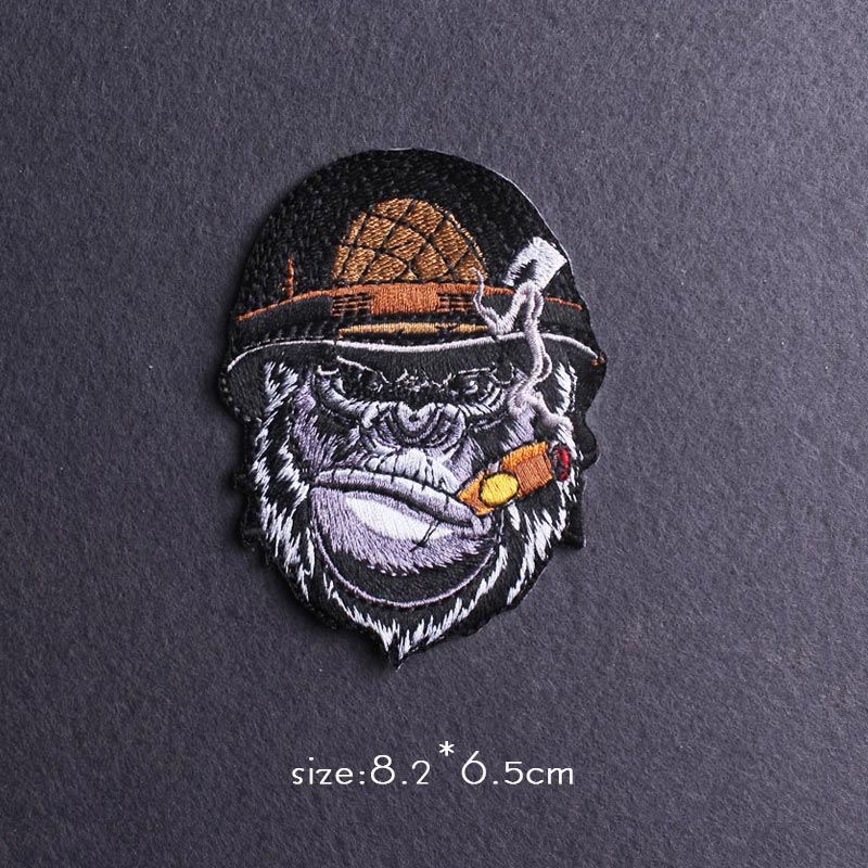 ヒッピー/パンクパッチ刺繍パッチ服にアイロン接着パッチ衣料用 - Velcro Sew On のレビューと価格