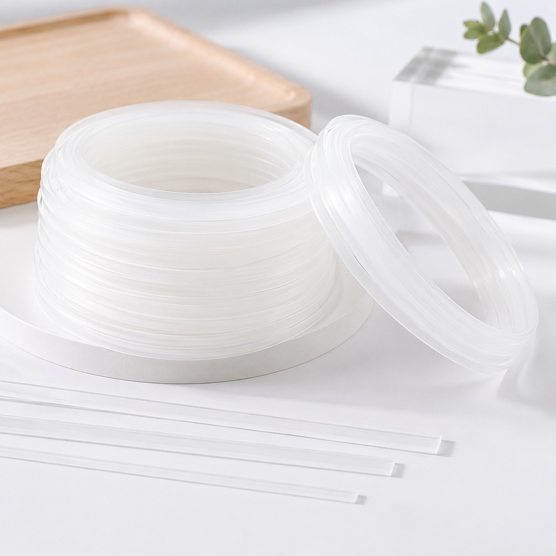 20メートル 4-12mm 透明PPプラスチック コルセット - Textile Sewing Support のレビューと価格