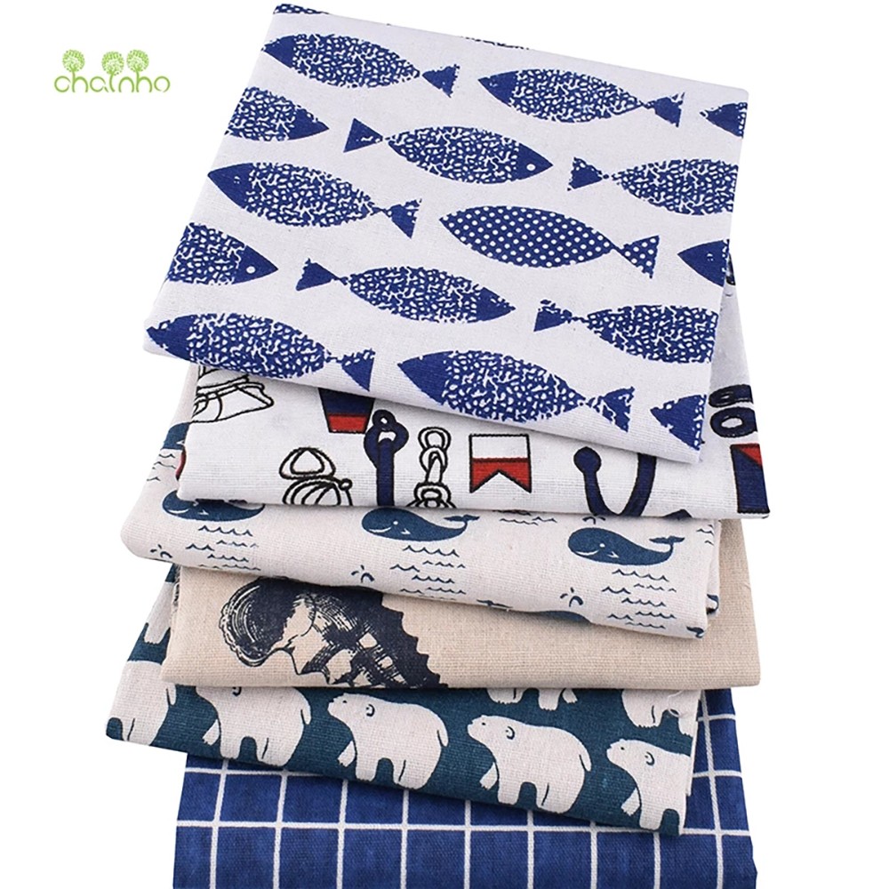 Chainho、プリントコットンリネン生地、DIY縫製キルテ - Sewing Geotextile Fabric のレビューと価格
