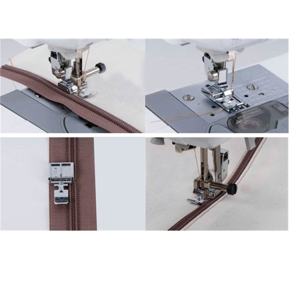 金属製のジッパー式押え金,家庭用ミシン用,ブラザー,シンガー - Zipper Foot Presser のレビューと価格