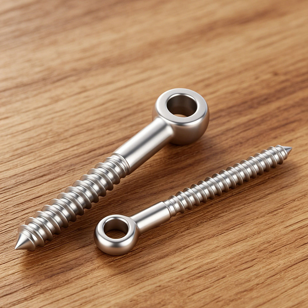 M4 M5〜M10 316ステンレス鋼アイ型ネジ 木製端末リ - Hook Eye Fastener のレビューと価格