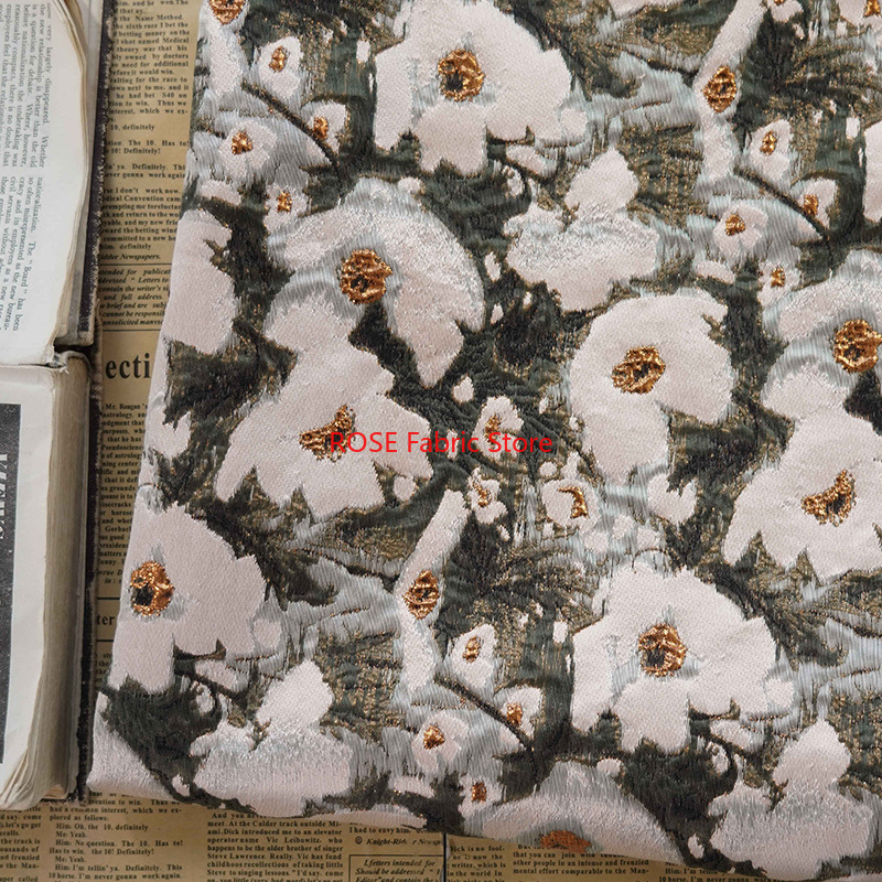 1 メートルインクスタイル花糸染めジャカード生地女性の春秋シ - Sewing Gauge Ruler のレビューと価格